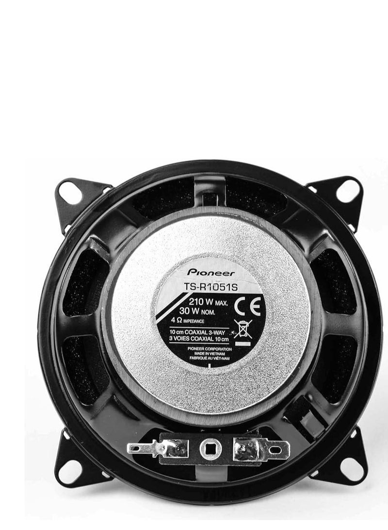 Pioneer TS-R1051S 10cm 210W 3-Way Car Speaker  - Image 2
