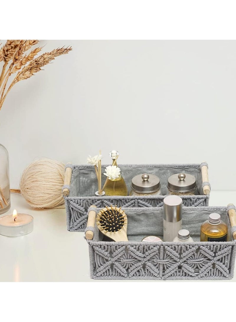 انتيكيانو علب تخزين مكرمية - Image 2