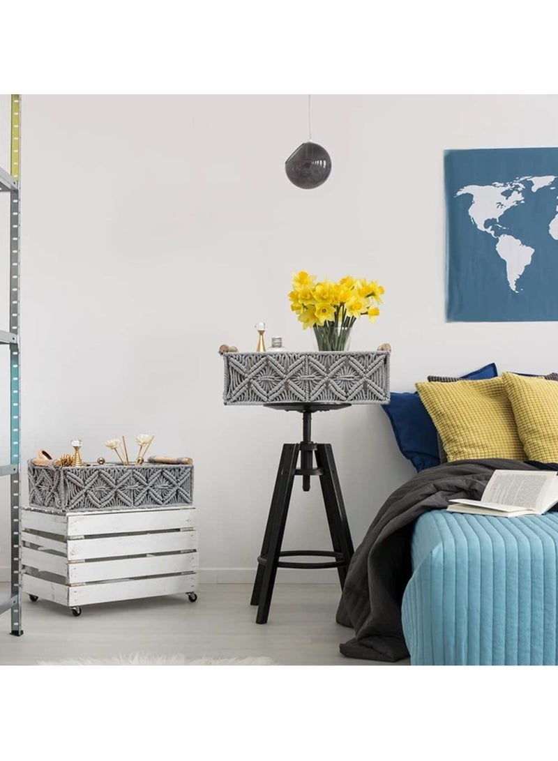 انتيكيانو علب تخزين مكرمية - Image 4