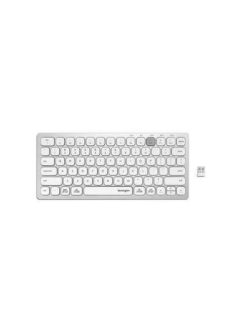 Kensington Multi-Device Dual Wireless Keyboard (k75504AB), Bluetooth 3.0/5.0, 2.4GHz E/A