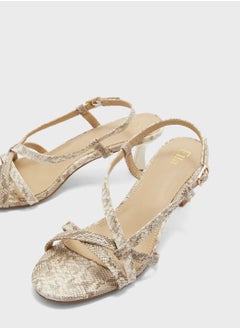 ELLA Front Cross Strap Slingback Sandal  - Image 4