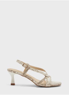 ELLA Front Cross Strap Slingback Sandal  - Image 1