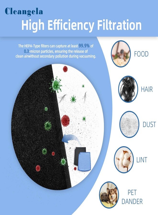 Cleangela True Air Replacement Filters Compatible with Hamilton Beach TrueAir Purifier Odor Eliminators - 04383 04384 04530G 04530GM 04531GM 04532GM - Image 4