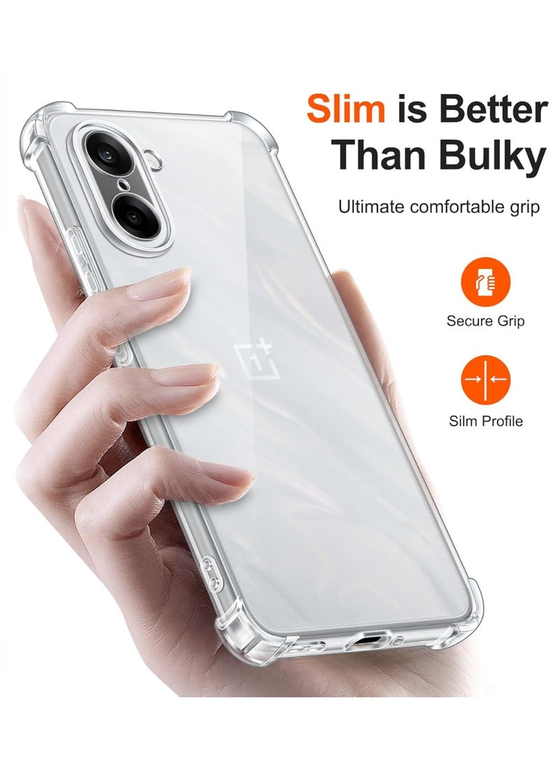 جراب سيليكون ناعم شفاف مقاوم للصدمات من ون بلس نورد CE5 5G، مزود بغطاء خلفي وواقي للكاميرا، متوافق مع ون بلس نورد CE5 - Image 5