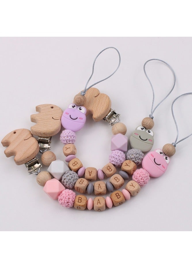 شاربدو التسنين هوة كليب مع حامل سلسلة للطفل - Image 4