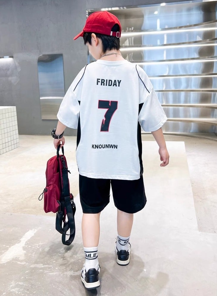 KUYING New Children's Basketball Suit Set  - Image 2