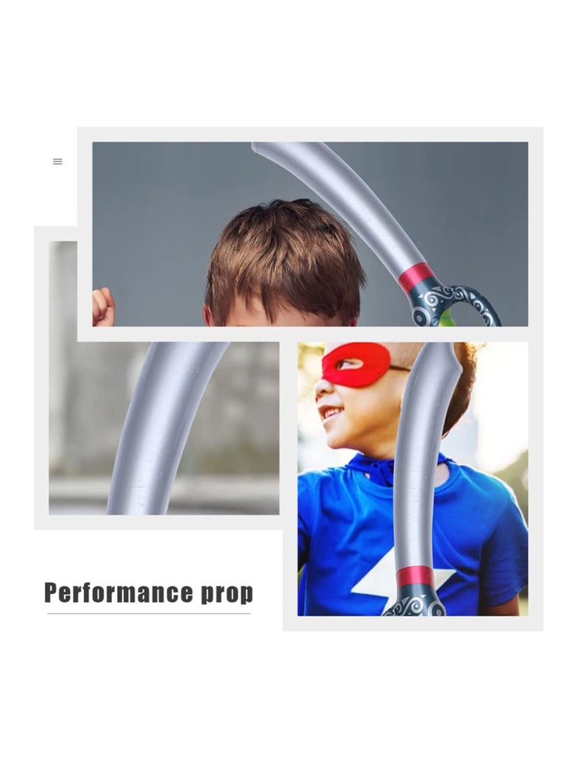 Excefore سيف قراصنة قابل للنفخ، 12 قطعة لعبة قابلة للنفخ، مستلزمات حفلات، حفل سباحة صيفي، لعبة مائية، مستلزمات عيد الهالوين، دمى تنكرية لحفلات الملابس التنكرية - Image 2