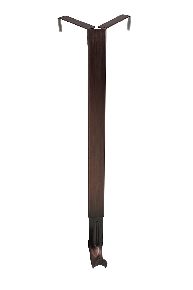 Haute Decor Adapt Adjustable Wreath Hanger, Top & Length Adjustable - Oil-Rubbed Bronze - Strong Metal Wreath Holder for Thick or Thin Doors - Image 2