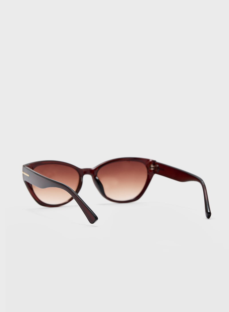 ELLA Temple Detail Cat Eye Sunglasses  - Image 3
