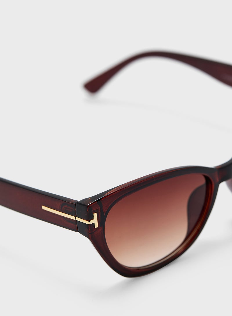 ELLA Temple Detail Cat Eye Sunglasses  - Image 4
