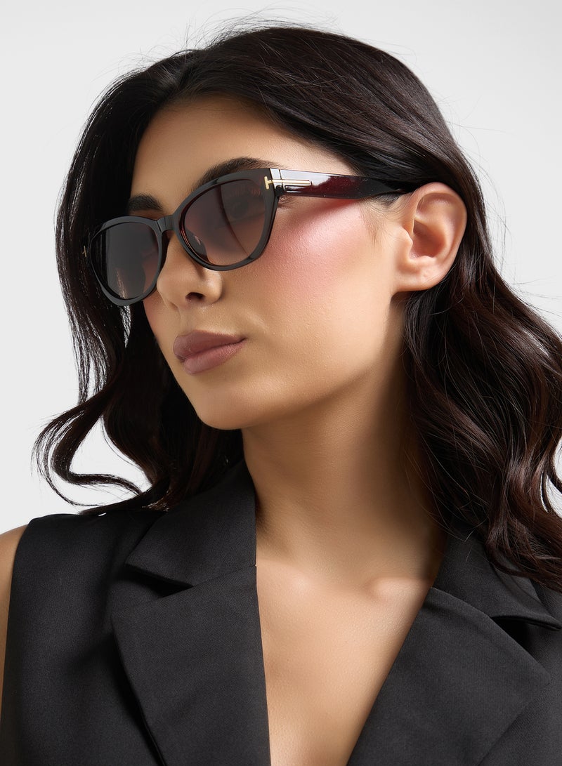ELLA Temple Detail Cat Eye Sunglasses  - Image 5