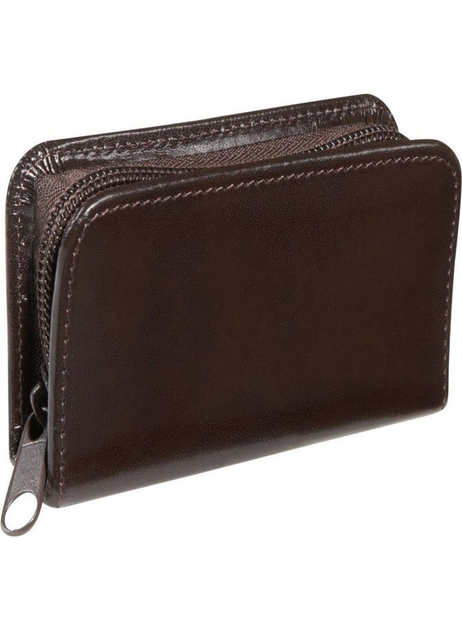 Royce Leather Executive Chrome Plated Aristo Mini Manicure Kit, Chestnut, One Size - Image 1