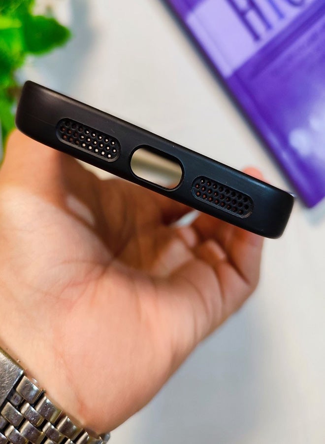 Magnetic Back Case For Iphone 11, Matte Wave Design, Compatible With MagSafe And Wireless Charger, Slim Hard Cover, Shockproof, Scratch Resistant, Fingerprint Resistant, With Premium Rubberized Frame, Camera Lens Protection, Compatible With Iphone 11 - Black - Image 5