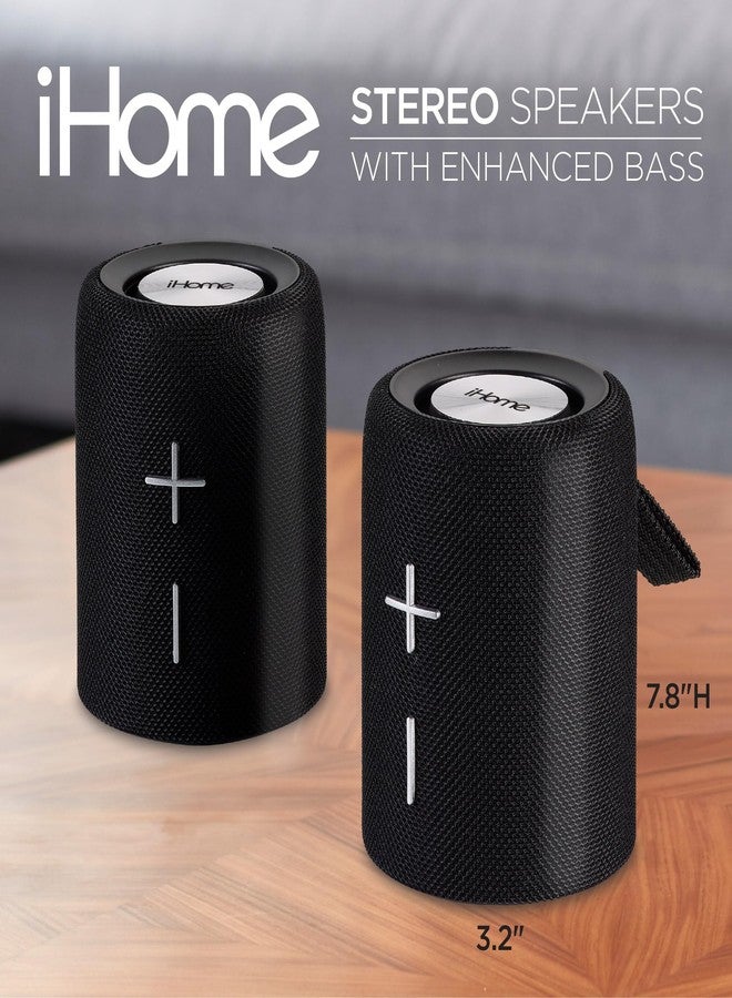 iHome Bluetooth Speaker with Wireless Stereo Option, Portable Split Speaker with Enhanced Bass (iBT430) - Image 2