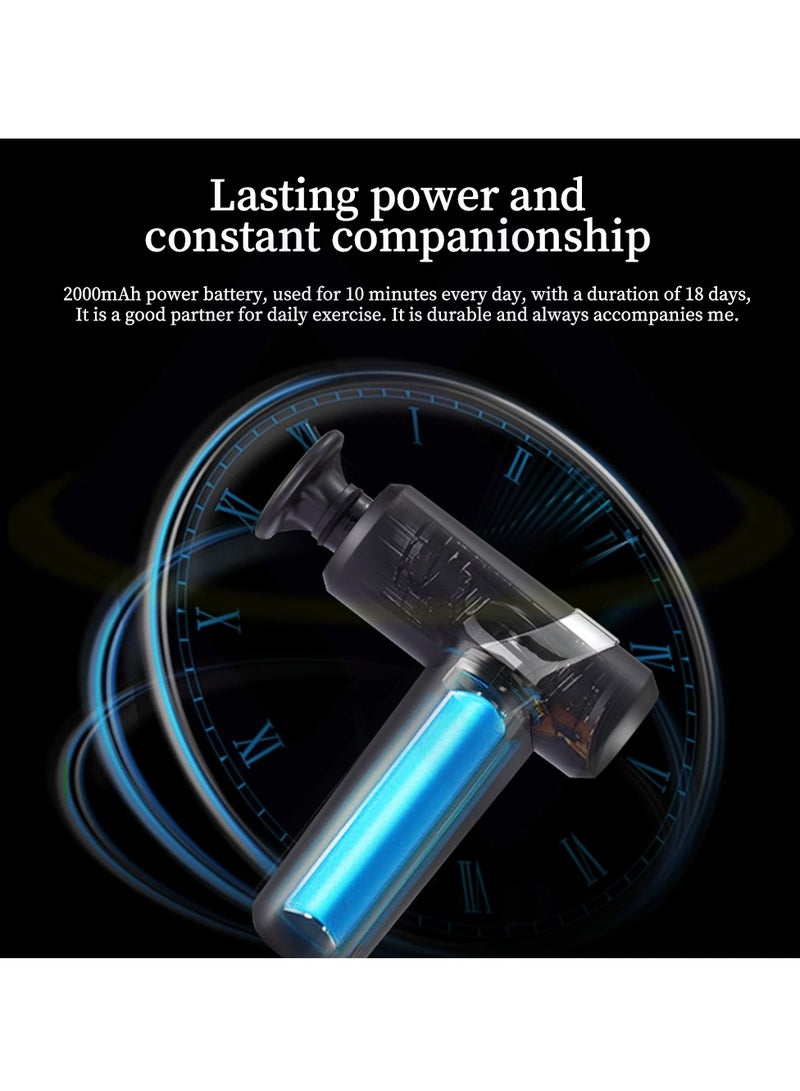 مسدس تدليك ساخن وبارد لتخفيف آلام العضلات العميقة واسترخاء الأنسجة والاهتزازات والعناية الصحية وجهاز تدليك الجسم الكهربائي - Image 5