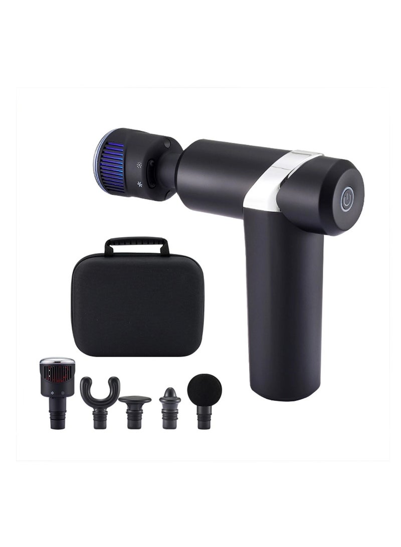 مسدس تدليك ساخن وبارد لتخفيف آلام العضلات العميقة واسترخاء الأنسجة والاهتزازات والعناية الصحية وجهاز تدليك الجسم الكهربائي - Image 1