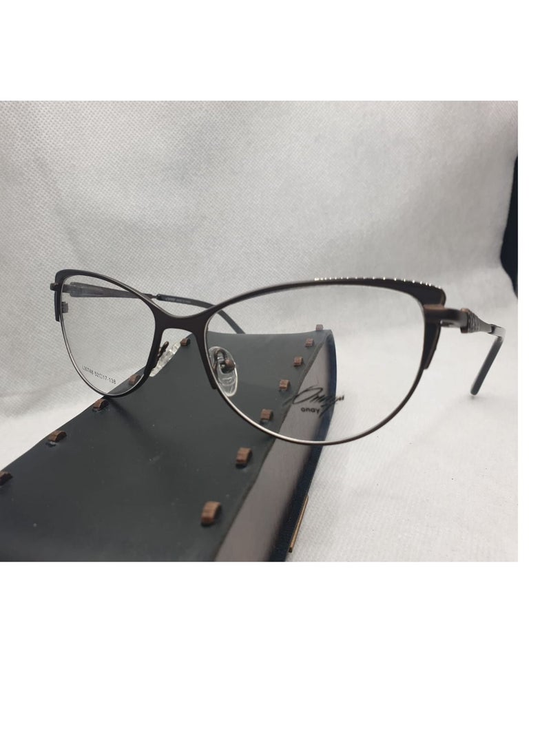 نظارة طبية  إطار كامل   L30748 -3  ، عين قطة - بني - للنساء - Image 4