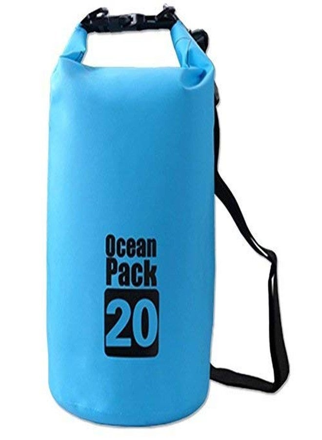Delzon Ocean Pack Bag: Adventure- Waterproof Sports Dry Bag for Travel Organization Pack Floating Boating Camping | Multi Color - (20 Liter) - Image 1