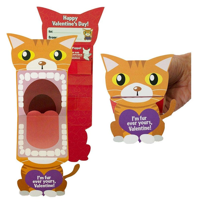 Playhouse Big Mouth Puppet Pets 28 Card Super Valentine Exchange Pack for Kids - Image 5