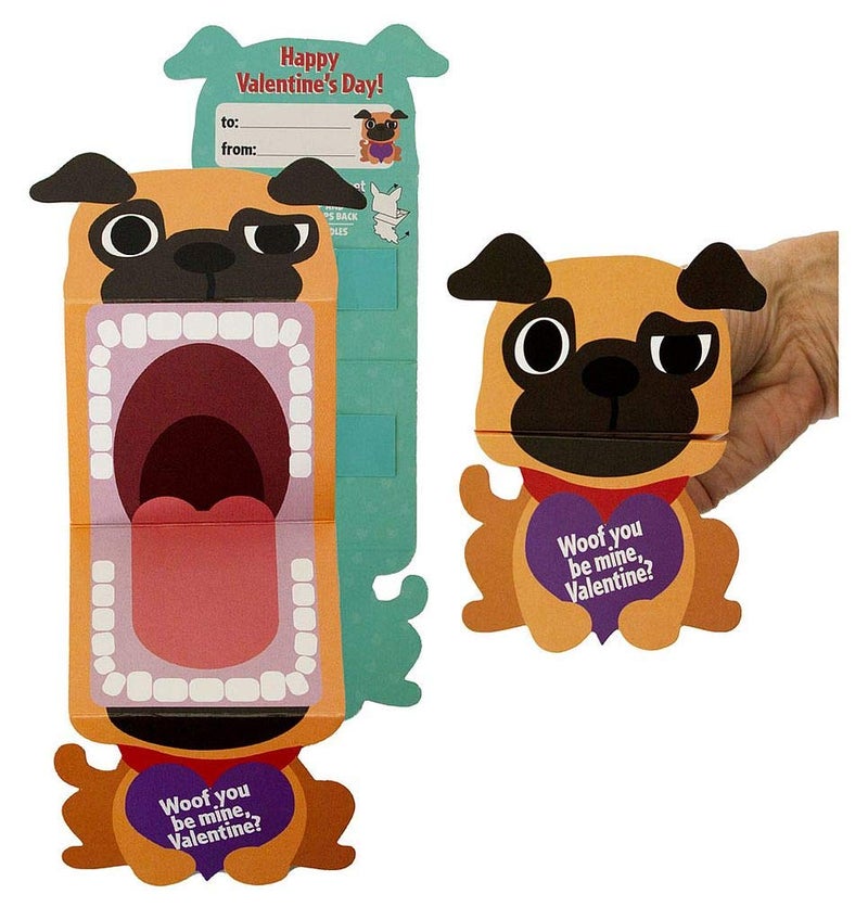 Playhouse Big Mouth Puppet Pets 28 Card Super Valentine Exchange Pack for Kids - Image 4