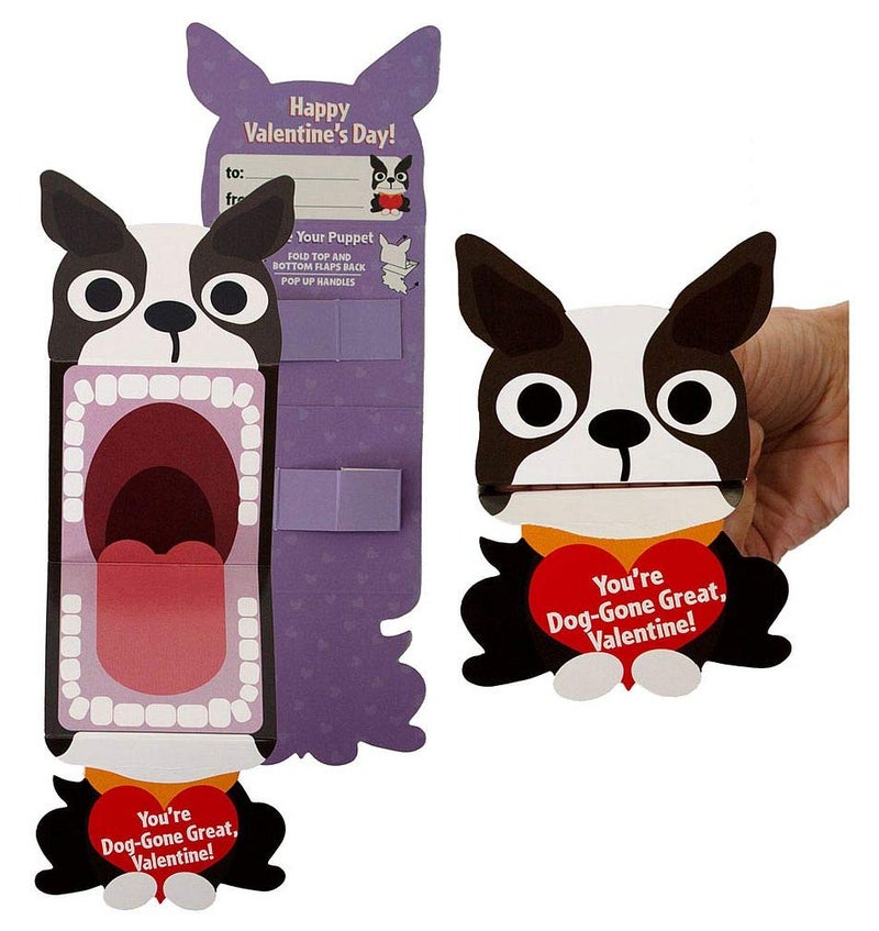 Playhouse Big Mouth Puppet Pets 28 Card Super Valentine Exchange Pack for Kids - Image 2