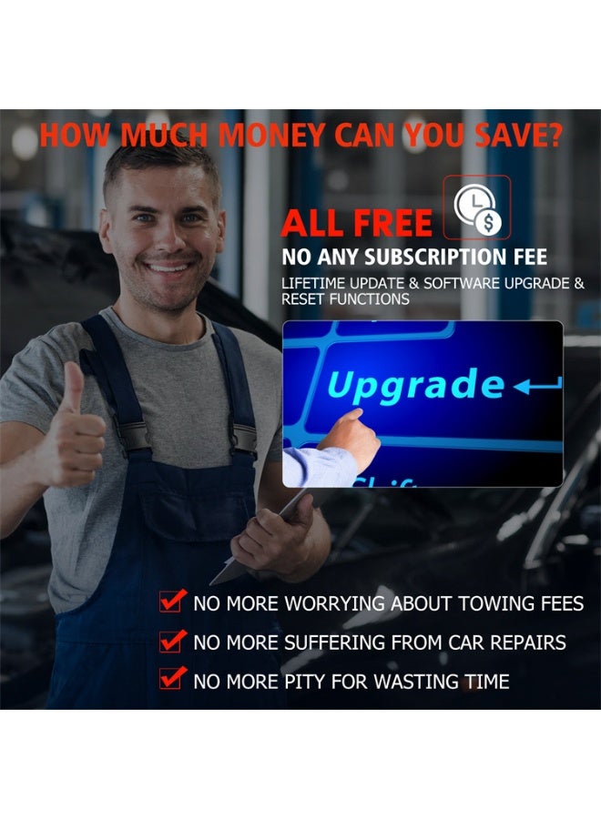 Ancel V6PRO Automotive Full System Tester OBDII Diagnostic Tool Automotive Decoder Maintenance Reset Instrument - Image 5