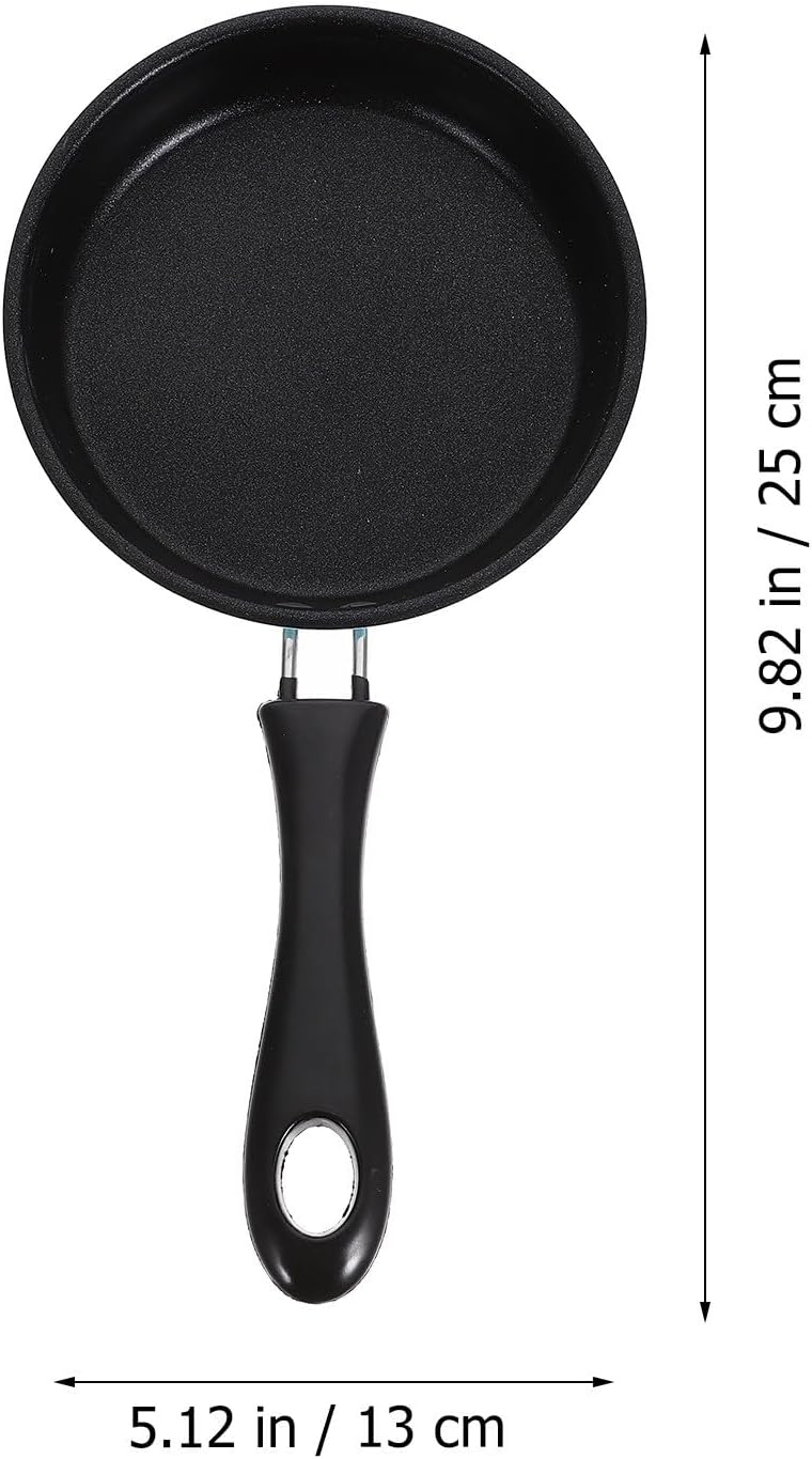 Nonstick Mini Egg Frying Pan Small Blue Skillet Compatible with Induction Cooktops Portable Kitchen Cookware for Cooking Breakfast - Image 3