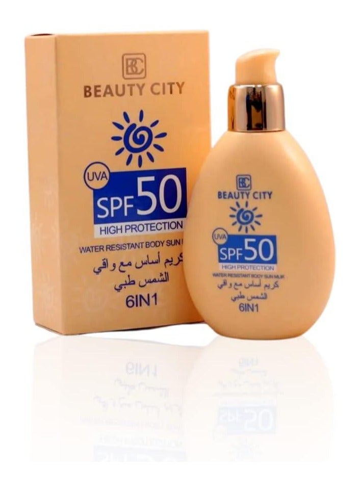 Beauty City High Protection Sunscreen SPF 50, 100ml