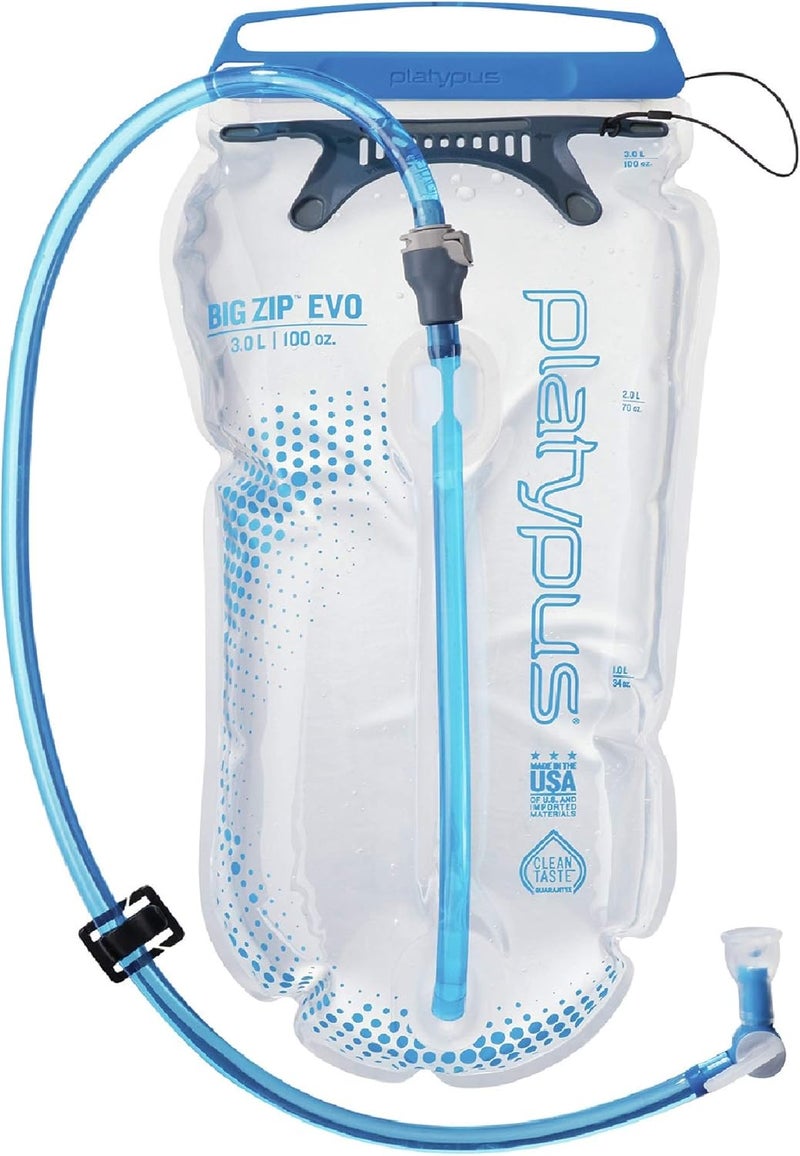 Platypus Big Zip EVO Taste-Free Water Reservoir/Hydration Bladder, 3-Liter - Image 1