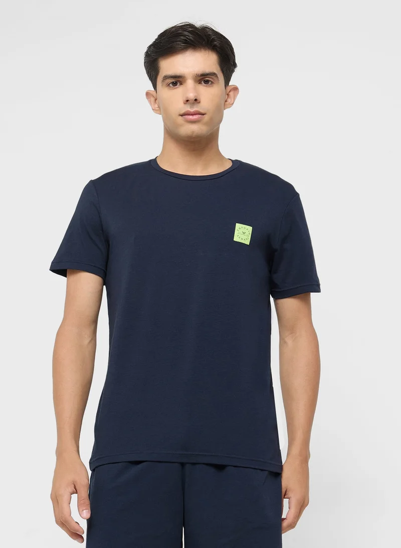 EMPORIO ARMANI  2 Pack Of Logo Crew Neck T-Shirt for Men | Best Price UAE