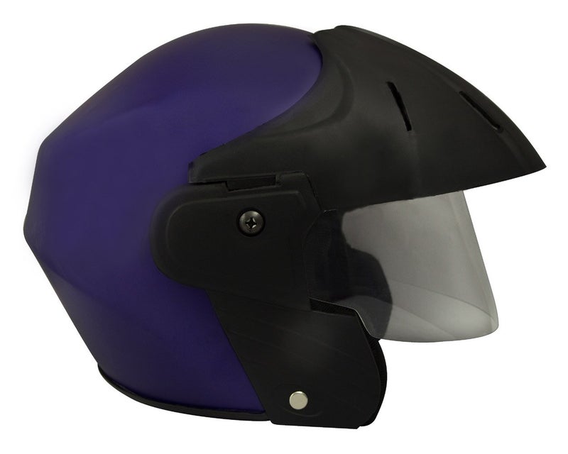 Sage Square خوذة ديلتس باور (معتمدة من ISI) مفتوحة الوجه (صغيرة - S، أزرق غير لامع) - Image 2