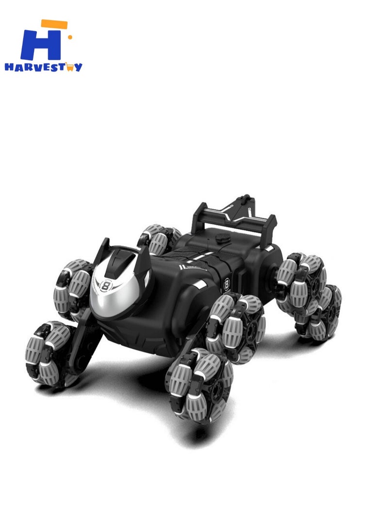 Remote Control Robot Dog Toy for Kids, 2.4GHz 8-Wheels Drive  Gesture Sensing Smart Robot Puppy Toy, Allterrain RC Stunt Dog Robot Toy, Gift for Boys Girls Kids  - Image 1