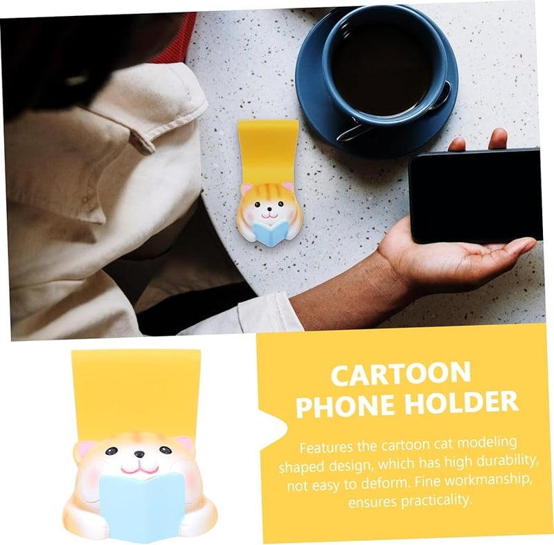 Cat Shape Phone Holder Stand Bracket Tripod for Recording Black - Image 5