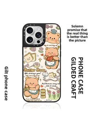 For Iphone 15PM For Huawei 60 Mobile Phone Case Magsafe Magnetic Suitable For Xiaomi 14pro Gold-plated Mobile Phone Protective Case-Color:Black Vitality Glass 16446_butter Bear-Applicable Models:For Iphone 16 - pzsku/ZCACC454EF3E79F423F9DZ/45/1746004484/f8488885-f3e7-4e4f-ac27-f6bb1a722acc