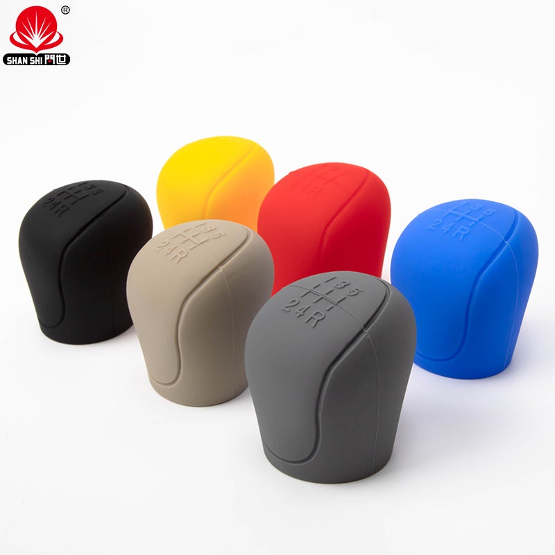 Suitable For Ford Ford Gear Cover Silicone Gear Cover Universal Non-Slip Car Hand Brake Cover Manual Gear Handle Head Cover - Image 3