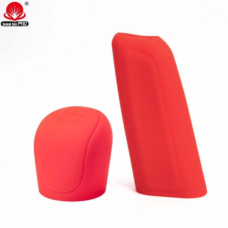 Suitable For Ford Ford Gear Cover Silicone Gear Cover Universal Non-Slip Car Hand Brake Cover Manual Gear Handle Head Cover - Image 1