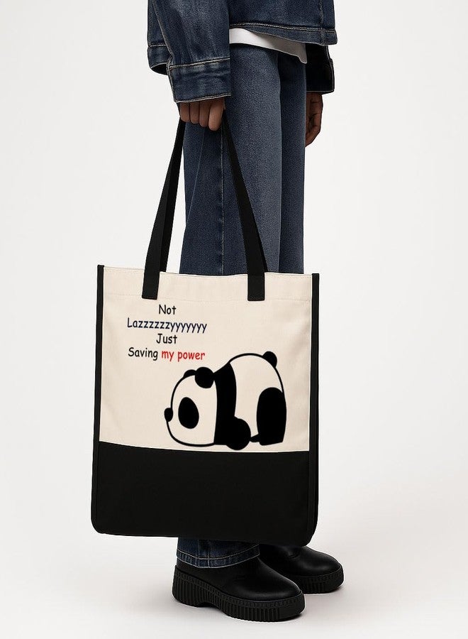 TrendoPrint Eco-Friendly Jute Tote Bag for Women | Reusable Shopping Bag with Sturdy Handles | Large Capacity Multipurpose Handbag for Grocery, Office, Travel & Daily Use (JB57) - Image 4