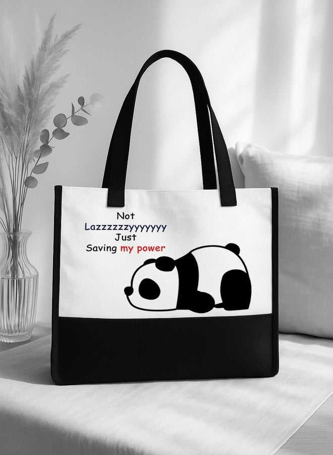 TrendoPrint Eco-Friendly Jute Tote Bag for Women | Reusable Shopping Bag with Sturdy Handles | Large Capacity Multipurpose Handbag for Grocery, Office, Travel & Daily Use (JB57) - Image 3