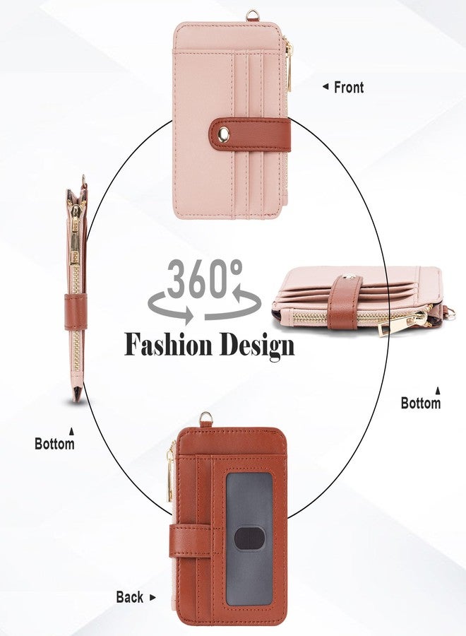 Airkit Keychain Wallet with Bracelet RFID Blocking Wristlet Credit Purse Card Holder, Silicone Bead Tassel Key Ring for Women - Image 5