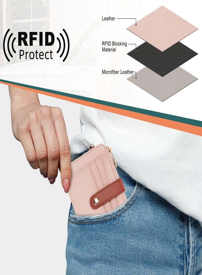 Airkit Keychain Wallet with Bracelet RFID Blocking Wristlet Credit Purse Card Holder, Silicone Bead Tassel Key Ring for Women - Image 4