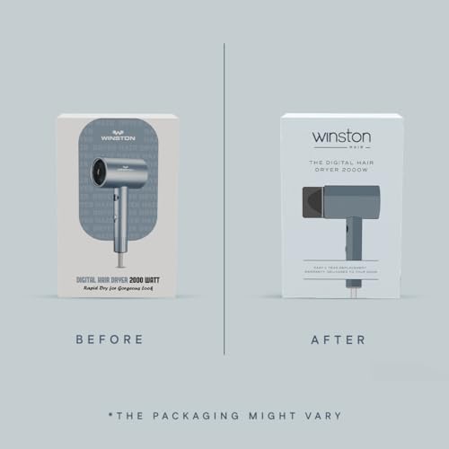 Winston Digital Smart Ionic Hair Dryer 2000 Watts Fast Drying with LED Display, Dual Speed & Heat Settings, All Hair Types, Lightweight - Image 5