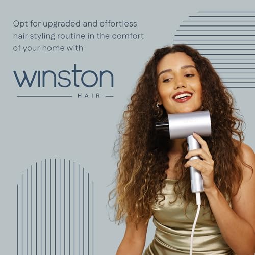 Winston Digital Smart Ionic Hair Dryer 2000 Watts Fast Drying with LED Display, Dual Speed & Heat Settings, All Hair Types, Lightweight - Image 2