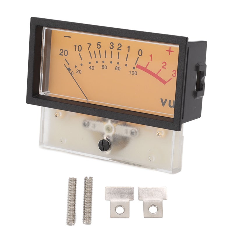12V High Accuracy VU Meter Header DB Audio Level Header Power Amplifier Level Meter with Backlight 500UA 650Ω - Image 1