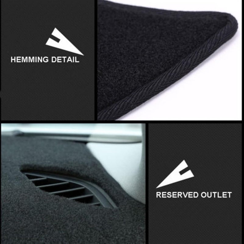 DEMULAX LHD Car Dashboard Cover Mat for Volvo - Image 4