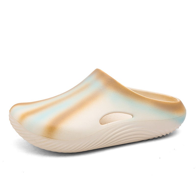 Men'S Half-Slippers For Dormitory And Outdoor Use, Non-Slip, Wear-Resistant, Stylish, Comfortable Beach Sandals For Men, - Image 1