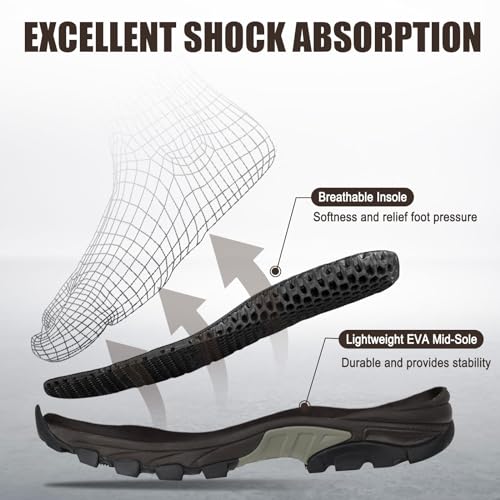 Kalkal Rubber Boots for Men, Waterproof Mid Calf Mens Rain Boots, 6mm Neoprene Insulated Mens Rubber Work Boots for Hunting Gardening Farming Fishing Mud Working, Size 7-14 - Image 2