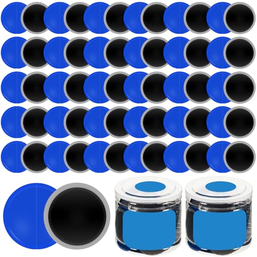 Tallew 300 Pcs Heavy Duty Tire Patches Radial Patch Round Fast Repair Cold Tyre Puncture Repair Kit for Car Truck Motorcycle Automobile Bike Inner Tire 42 mm - Image 1