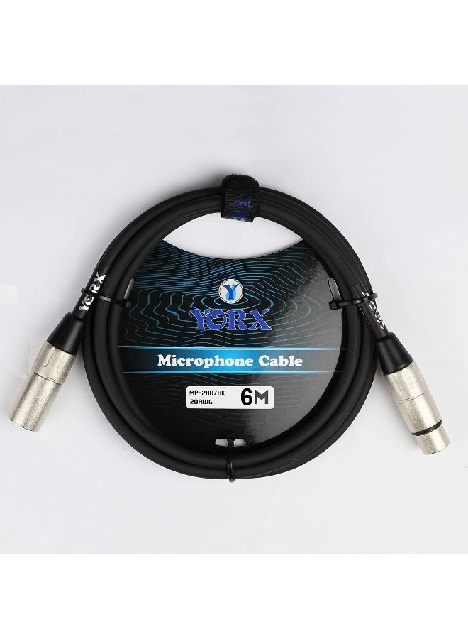 Yorx Mp-280-6M Bk XLR To XLR-Cable - Image 1