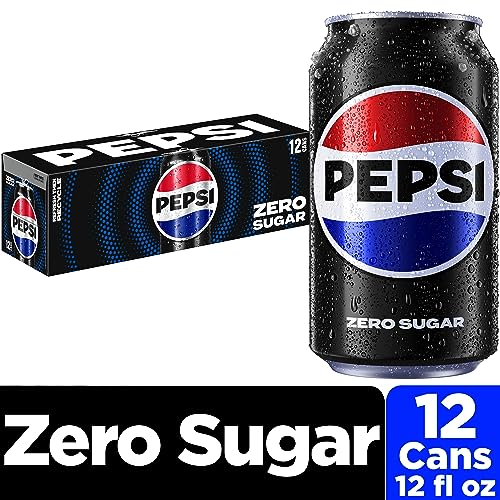 Pepsi Zero Sugar Cola Soda, 12 Fl Oz Cans (Pack of 12) - Image 2