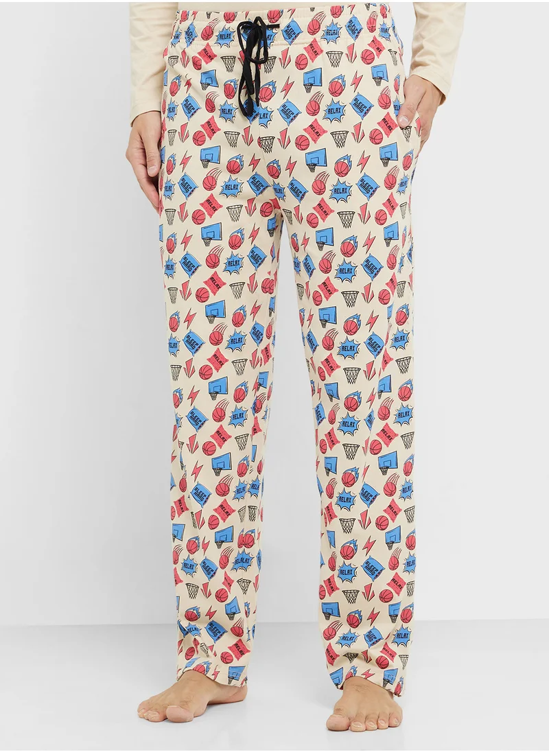 Robert Wood Nightwear T-Shirt & Pants Sets